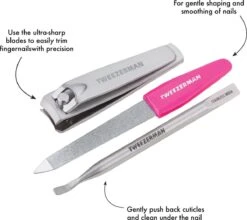 Tweezerman Mini Nagelset - RVS - Manicureset Met Nagelvijl, Nagelknipper, Bokkenpoot En Nagelriemknipper - Roze 10 Tweezerman Mini Nagelset - RVS - Manicureset Met Nagelvijl, Nagelknipper, Bokkenpoot En Nagelriemknipper - Roze -Maquillage Cosmetics 1200x1068 5