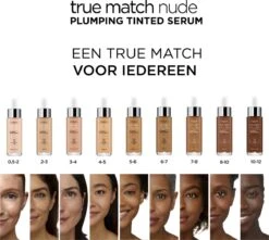 L’Oréal Paris True Match Tinted Serum Foundation - 2-3 Light - 30ml -Maquillage Cosmetics 1200x1075