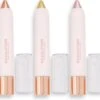 Makeup Revolution - Soft Glamour - Shimmer Shadow Stick Set - Oogschaduw Pencils - Soft Pink, Champagne Bronze Gold & Soft Green -Maquillage Cosmetics 1200x1087 5