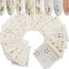 GUAPÀ - Nail Art Nagel Sjabloon Stickers 30 Vellen - Zelfklevende Nagelstickers & Nageldecoratie 3D Goud En Zilver -Maquillage Cosmetics 1200x1088 10