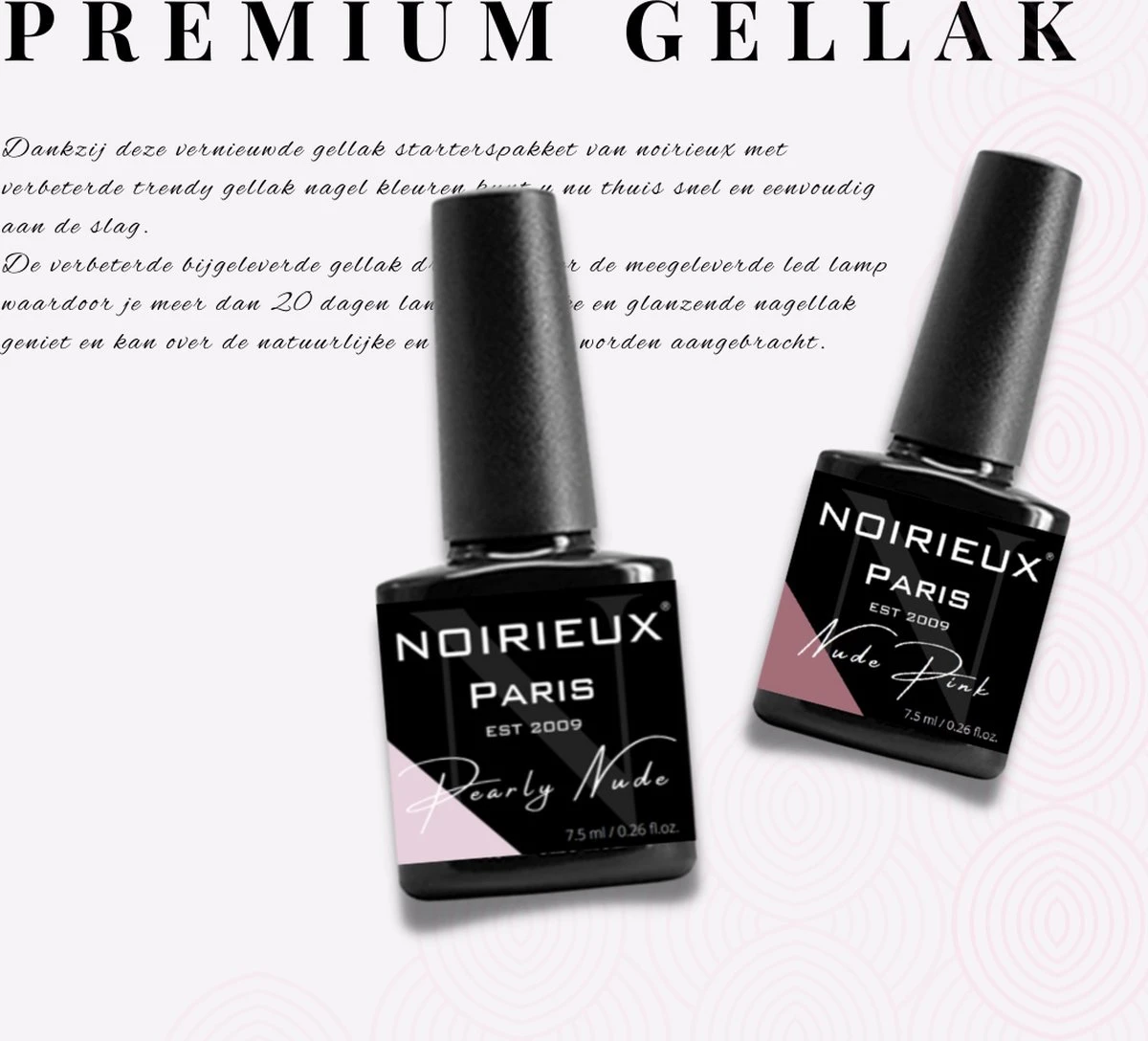 NOIRIEUX® Premium Gellak - Nude Set 9 NOIRIEUX® Premium Gellak - Nude Set – Image 7