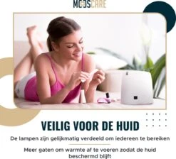 MOOSCARE 36 Watt LED Lamp Voor Gellak Nagels – Nageldroger – Gellak Lamp - UV Lamp Gelnagels - Nail Art Nagellamp - Gel Nagellak Nageldroger -Maquillage Cosmetics 1200x1090 9