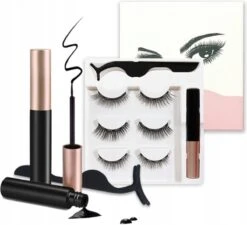 Magnetische Wimpers - Eyeliner & Pincet - Wimper Extension - 3 Paar Nepwimpers - Lashes Set - Rheme -Maquillage Cosmetics 1200x1093 4