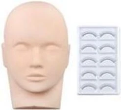 Fabulashes | Wimperextensions | Oefenhoofd Incl. Oefenwimpers | Nepwimpers