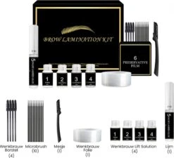 BluGo Brow Lamination Kit - Lash Lift - Wenkbrauwgel - Wimperlifting Set - Brow Soap - Eyelash Lift - Wimperverf - Brow Gel - Starterkit -Maquillage Cosmetics 1200x1095 8