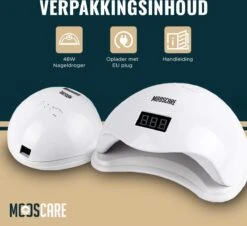 MOOSCARE 48 Watt LED Lamp Voor Gellak Nagels - UV Lamp Gelnagels - Nail Art Nagellamp - Gel Nagellak Nageldroger -Maquillage Cosmetics 1200x1096 7