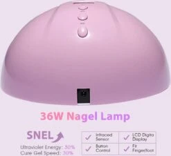 Merkloos Nagel UV Lamp Gelnagels - LED Lamp - Gellak - Nagellak Droger - Nagellak - 36W - Roze -Maquillage Cosmetics 1200x1100 8