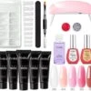 Yinikiz - POLYGEL Kit - 5 Kleuren Polygel 15ML - Roze En Wit - Starterkit- Gellak - Manicure Set - UV Lamp - Polygel Nagels Starterspakket - Nepnagels - -Maquillage Cosmetics 1200x1101 9