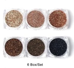 GUAPÀ - Nagel Glitter Poeder Nail Art Set Goud & Navy - 6 Stuks -Maquillage Cosmetics 1200x1102 8