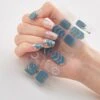 Merkloos Luxe Nagelstickers - Nepnagels - Plaknagels Zelfklevende - Nagelstickers - Kunstnagels - 14 Stuks - Bluegold -Maquillage Cosmetics 1200x1104 11
