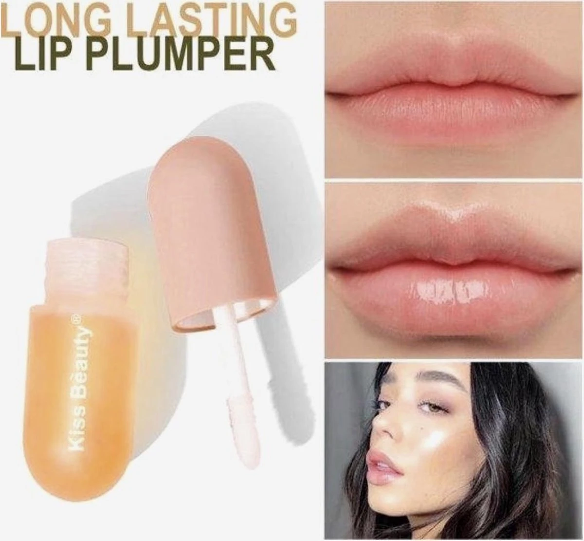 Natuurlijke Lip Plumper| Gember Extract & Vitamine E - Vollere Lippen - Lip Care - Lip Filler - Full Lips - Volume Van Je Lippen- Herstellende Lippen- Lipgloss Intense- Lip Maximizer - Mint Extract & Vitamine E- Selfcare - Extreme Lipgloss 4 Natuurlijke Lip Plumper| Gember Extract & Vitamine E - Vollere Lippen - Lip Care - Lip Filler - Full Lips - Volume Van Je Lippen- Herstellende Lippen- Lipgloss Intense- Lip Maximizer - Mint Extract & Vitamine E- Selfcare - Extreme Lipgloss – Image 2