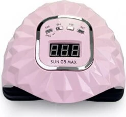 2023 Nageldroger - 200W/45 LEDs - Nagellamp - Nieuw Nageldroger - G5 Roze - Manicure/Pedicure Handen En Voeten - Gellak - Gelnagels - Acrylnagels - Top Coat - Matte Top Coat - Led Nagellamp - Uv Nagellamp - Nagels - Nagellak Droger - Tafellamp