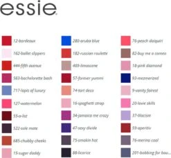 Essie Too Too Hot 63 - Rood - Nagellak -Maquillage Cosmetics 1200x1113 14