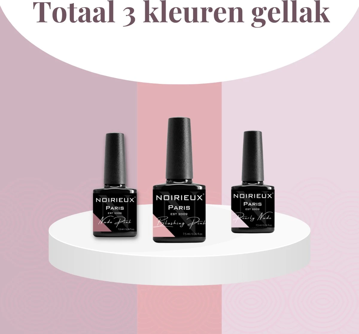 NOIRIEUX® Premium Gellak - Nude Set 6 NOIRIEUX® Premium Gellak - Nude Set – Image 4