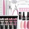 Merkloos Mtssii - POLYGEL Kit - 4 Kleuren Polygel 30ML - Roze En Wit - Starterkit - Manicure Set- Gellak - UV Lamp - Polygel Nagels Starterspakket - Nepnagels - -Maquillage Cosmetics 1200x1116 8