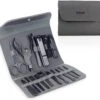 Merkloos Luxe 16-delige | Manicure Set | Met Lederen Opbergetui | Manicureset | Nagelknipper | Grijs -Maquillage Cosmetics 1200x1117 20