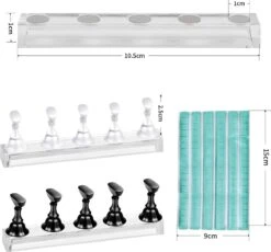 Merkloos Nailtrainer Oefenhand Voor Nagels 12-delige Set - Acryl Nagels Starterspakket - Starter Kit Nagel Display Magnetische Waaier – Kunstnagels Plaknagels - Nail Art Set - Uv Lamp Gelnagels Houd 13 Merkloos Nailtrainer Oefenhand Voor Nagels 12-delige Set - Acryl Nagels Starterspakket - Starter Kit Nagel Display Magnetische Waaier – Kunstnagels Plaknagels - Nail Art Set - Uv Lamp Gelnagels Houd -Maquillage Cosmetics 1200x1117 23