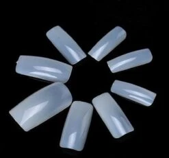 Merkloos 100 Nageltips Naturel - Kunstnagels Nepnagels Set Van 100 Stuks Diverse Maten -Maquillage Cosmetics 1200x1119 14