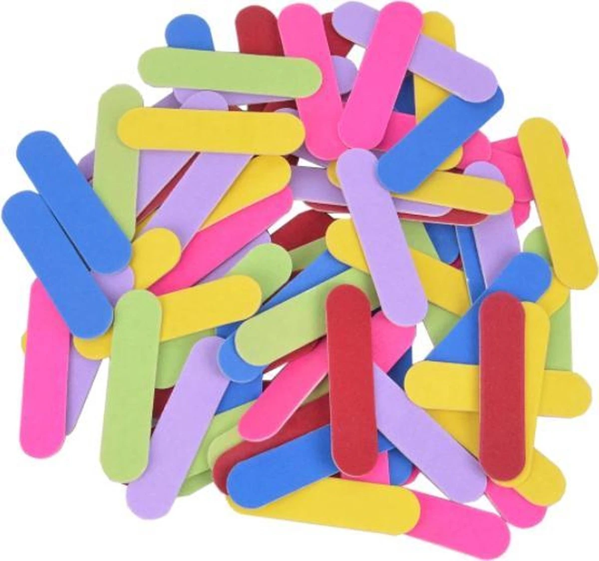 Mini Nagelvijl - 6 Cm - Kleurrijk Manicure Vijl - Professionele Nail Art - Voor Nagels, Nep/plak Nagels, Nail Extensions, Etc 3 Mini Nagelvijl - 6 Cm - Kleurrijk Manicure Vijl - Professionele Nail Art - Voor Nagels, Nep/plak Nagels, Nail Extensions, Etc