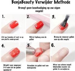 BenjaBeauty Gellak Remover - Nagellak Remover - Nagellak - Pedicure - Manicure - Gel Polish -Maquillage Cosmetics 1200x1131 4