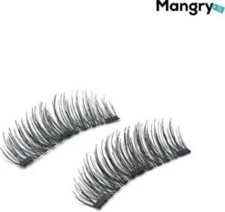 Merkloos 3D Magnetische Nepwimpers Zonder Lijm | 4 Paar | Zwart | Magnetische Wimpers | Magnetic Fake Eyelashes | Wimper Set | Natuurlijke Volle Wimpers - Professional Eye Lash - Mangry -Maquillage Cosmetics 1200x1134