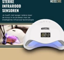 MOOSCARE 48 Watt LED Lamp Voor Gellak Nagels - UV Lamp Gelnagels - Nail Art Nagellamp - Gel Nagellak Nageldroger -Maquillage Cosmetics 1200x1134 5