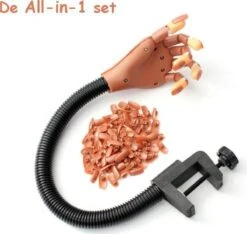 Oefenhand Voor Kunstnagels– Nail Art – All-in-1 Set - Nagel Set – Nail Trainer – Nail Tips – Acrylnagels Starterspakket – Nagel – Nail Trainer Hand – Oefen Hand Nagels - Nailtrainer Nagel Oefenhand -Maquillage Cosmetics 1200x1136 9