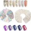 GUAPÀ - Nail Art Nagel Sjabloon Stickers 42 Vellen - Zelfklevende Nagelstickers & Nageldecoratie 3D Goud En Zilver -Maquillage Cosmetics 1200x1138 7