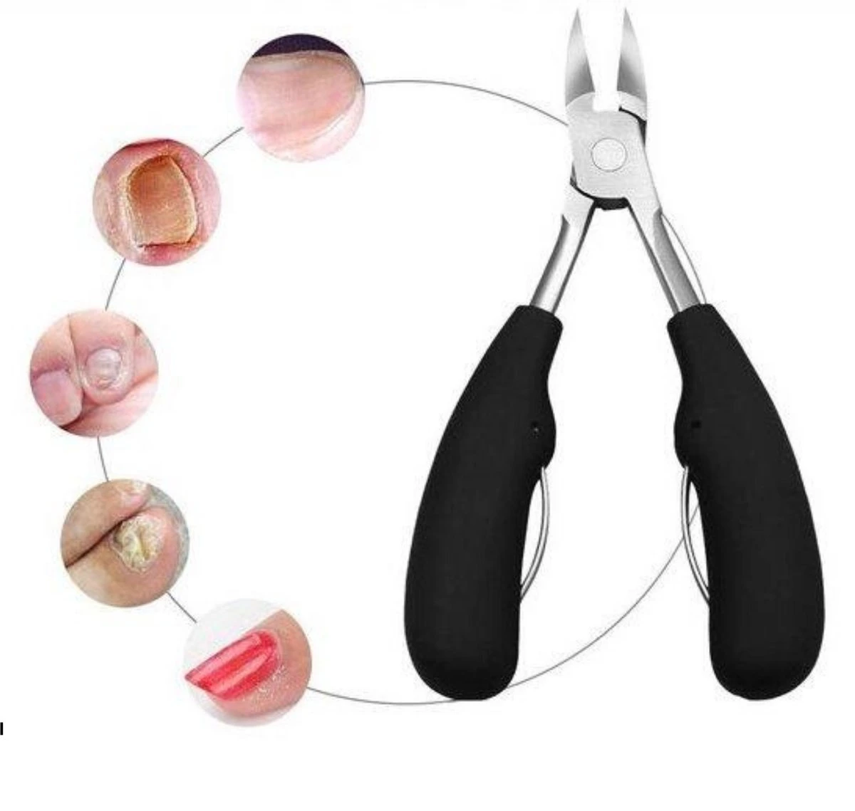 Merkloos Nageltang Voor Harde Teennagels - Manicureset Teennagelknipper - Teennagelschaar - Pedicure Set 9 Merkloos Nageltang Voor Harde Teennagels - Manicureset Teennagelknipper - Teennagelschaar - Pedicure Set – Image 7