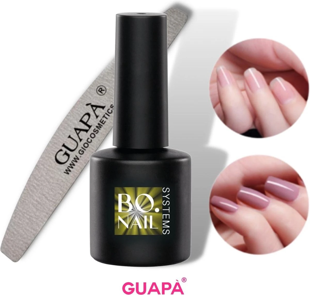 GUAPÀ® Top Coat 7ML - UV Blocker - Gellak - Polygel - Acryl Nagels - Blijvend Glanzende Nagels - High Shine No Wipe Top Gel - Zonder Gele Of Blauwe Gloed - Met Nagelvijl 3 GUAPÀ® Top Coat 7ML - UV Blocker - Gellak - Polygel - Acryl Nagels - Blijvend Glanzende Nagels - High Shine No Wipe Top Gel - Zonder Gele Of Blauwe Gloed - Met Nagelvijl