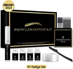BluGo Brow Lamination Kit - Lash Lift - Wenkbrauwgel - Wimperlifting Set - Brow Soap - Eyelash Lift - Wimperverf - Brow Gel - Starterkit