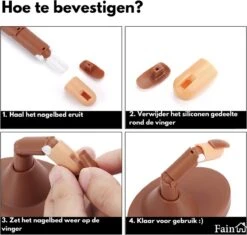 Oefenhand Voor Nagels – Nail Trainer Vinger – All-in-1 Set – Incl. 80 Kunstnagels – Nail Art – Nagel Set – Nail Trainer Hand -Maquillage Cosmetics 1200x1141 17