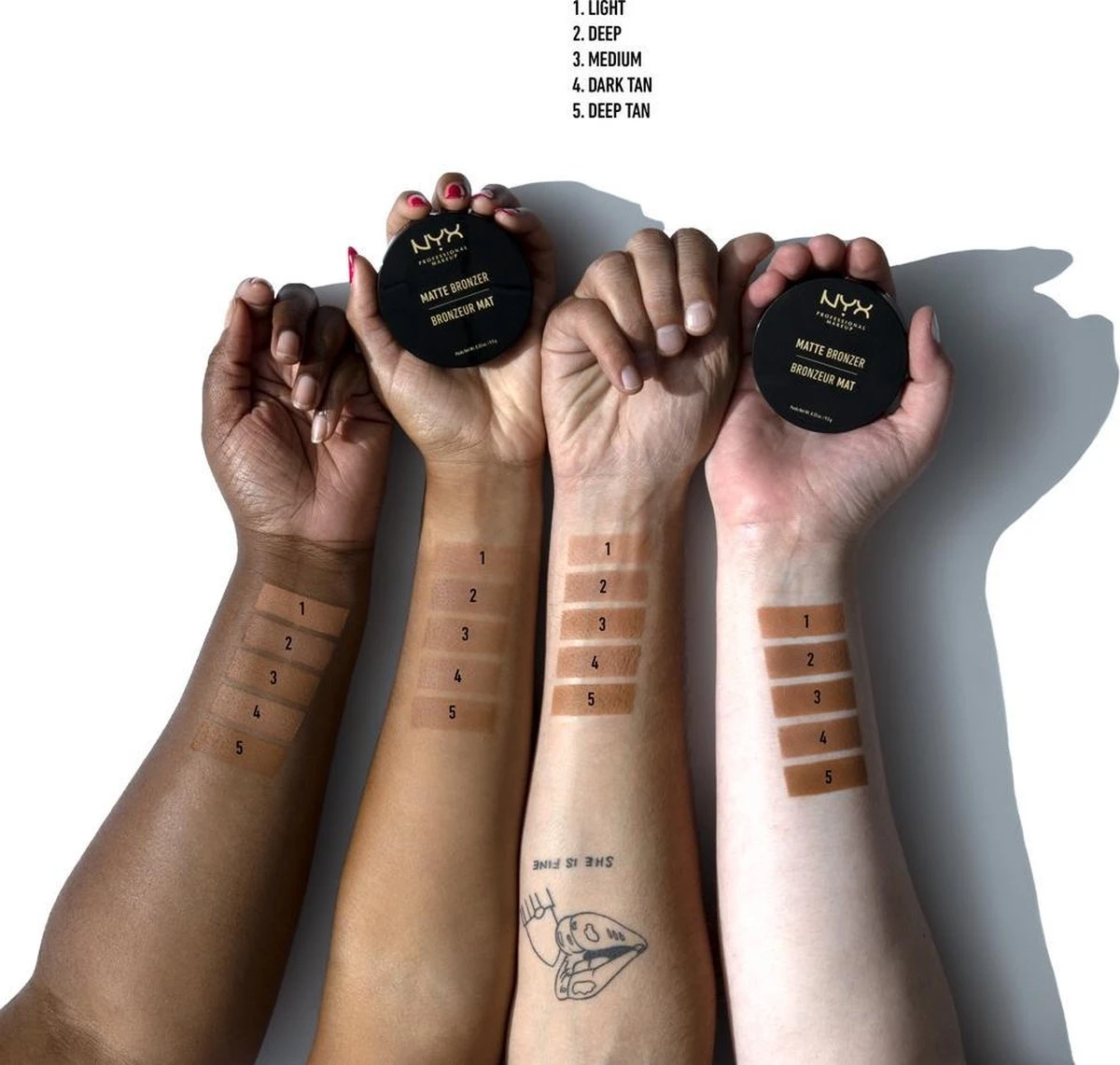 NYX Professional Makeup Matte Bronzer - Light MBB01 - Bronzer - 9,5 Gr 4 NYX Professional Makeup Matte Bronzer - Light MBB01 - Bronzer - 9,5 Gr – Image 2