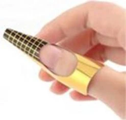 Nail Forms Goud (500 Stuks) -Nagelsjablonen - Voor Het Verlengen Van Nagels (acryl, Buildergel, ...) Voor De Professionial Als Voor Thuis -Maquillage Cosmetics 1200x1144 13