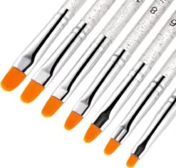 GUAPÀ - Gel Penselen Set Zilver - 7 Stuks - High Quality Gel & Nail Art Brush -Maquillage Cosmetics 1200x1145 17