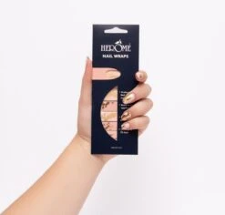 Herome Nail Wraps Pink & Gold Marble - Nagelstickers - Nail Art - Zonder Droogtijd - 2x10 Stickers -Maquillage Cosmetics 1200x1145 19