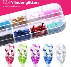 Evvie© Nail Art Kit - Penselen Met Dotting Tools - Strass Steentjes - Rhinestones - Nagel Folie - Diamantjes - Striping Tape – 65-delig -Maquillage Cosmetics 1200x1145 20