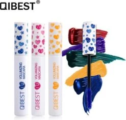 QIBEST® Volume Mascara |Hippe Kleuren |Basis Zwart | Accentueer Uw Wimpers Met Een Zomerse Glamour | Accentueer Uw Natuurlijke Oogkleur | Waterproof -Maquillage Cosmetics 1200x1146 6