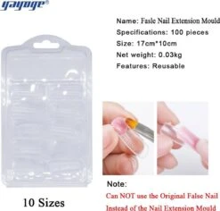 Merkloos Dual Forms Tips - 100 Stuks - Herbruikbaar -Maquillage Cosmetics 1200x1148 18