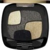 L'Oréal Paris Color Riche Quad Eyeshadow P14 Golden Black -Maquillage Cosmetics 1200x1149