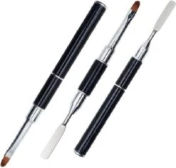 Polygel Kit - 2 In 1 Nail Art Kwastje Voor Nagels - Nagel Art Penseel - Polygel Nageltool