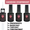 #SNOWWHITESERIE - Influence Gellac - Witte Gellak - Gellak Wit UV - UV Gellak - Gel Nagellak - Basecoat - Topcoat - Topcoatmat - No Wipe - Startersset - Kado Vrouw - Valentijns Cadeau - Kado Voor Haar - 4 X 10 Ml -Maquillage Cosmetics 1200x1155 17