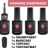 #GRUMPYGREYSERIE - Influence Gellac - Grijze Gellak - Gellak Grijs UV - UV Gellak - Gel Nagellak - Basecoat - Topcoat - Topcoatmat - No Wipe - Startersset - Kado Vrouw - Valentijns Cadeau - Kado Voor Haar - 4 X 10 Ml -Maquillage Cosmetics 1200x1155 20