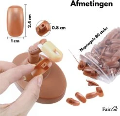 Oefenhand Voor Nagels – Nail Trainer Vinger – All-in-1 Set – Incl. 80 Kunstnagels – Nail Art – Nagel Set – Nail Trainer Hand -Maquillage Cosmetics 1200x1156 17