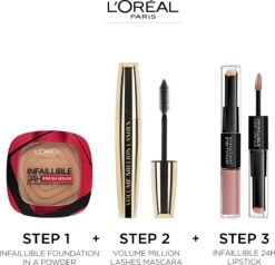 L’Oréal Paris Infaillible 24h Fresh Wear Powder Foundation - 20 Ivory -Maquillage Cosmetics 1200x1156 2