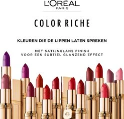 L’Oréal Paris Lippenstift Color Riche Satin - 111 Oui Roze 20 L’Oréal Paris Lippenstift Color Riche Satin - 111 Oui Roze -Maquillage Cosmetics 1200x1158 33