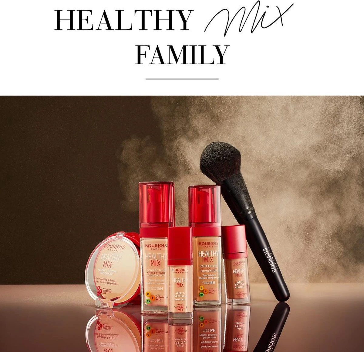 Bourjois Healthy Mix Compact Poeder - 01 Porcelain 11 Bourjois Healthy Mix Compact Poeder - 01 Porcelain – Image 9