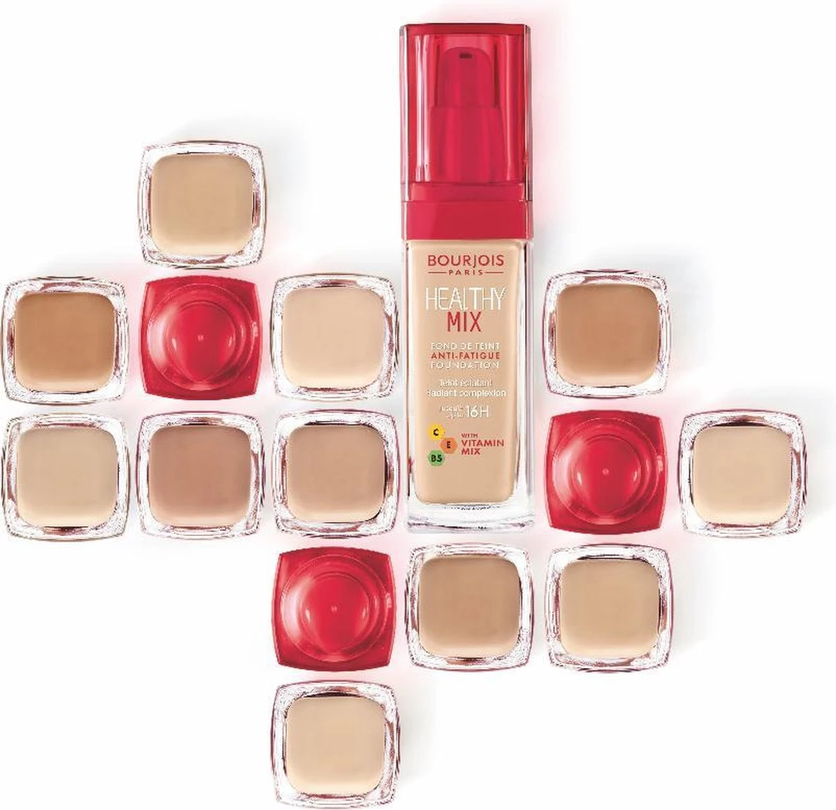 Bourjois Healthy Mix Anti Fatigue Foundation - 57 Halé 11 Bourjois Healthy Mix Anti Fatigue Foundation - 57 Halé – Image 9