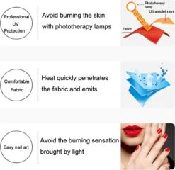 Anti | UV | Stralings Beschermings | Handschoenen | UV Lamp | UV Handschoenen| Nageldrogerlamp | Manucure | Gel Nagels -Maquillage Cosmetics 1200x1164 92