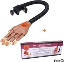 Oefenhand Voor Kunstnagels– Nail Art – All-in-1 Set - Nagel Set – Nail Trainer – Nail Tips – Acrylnagels Starterspakket – Nagel – Nail Trainer Hand – Oefen Hand Nagels - Nailtrainer Nagel Oefenhand -Maquillage Cosmetics 1200x1164 96